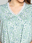 Женская сорочка Ночь цветы Зелень КС-5